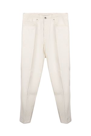Seoul jeans in off-white cotton denim DON THE FULLER | SEOULDTF28ECM2S6031